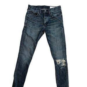 Rag & Bone Fit 1 Skinny Jeans Size 29x32, distressed